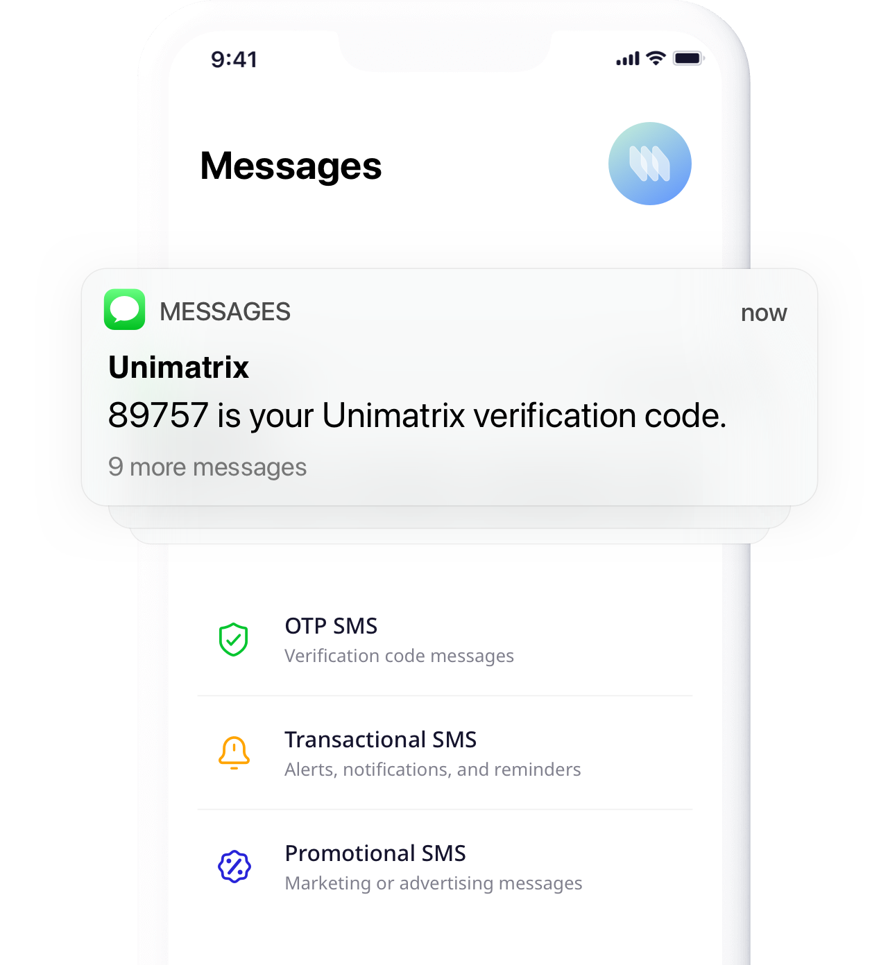 Unimatrix SMS Preview